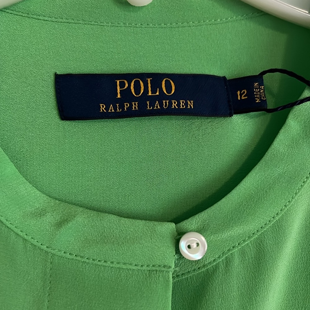 BNWT Polo long sleeve silk blouse - Picture 2 of 4